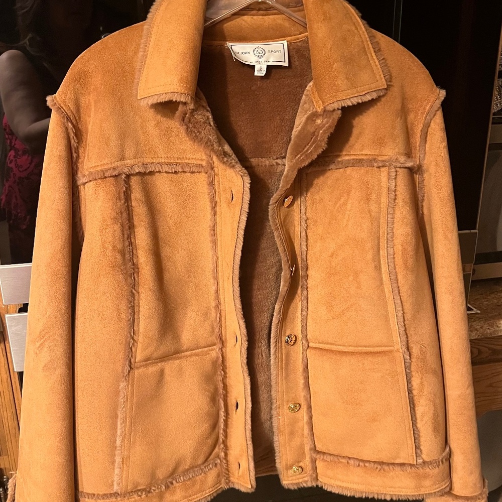 St. John Sport suede jacket